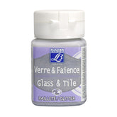 Lefranc & Bourgeois - 50ml Glitter Silver - L&B Glass & Tile Paint - Al Masam Stationery LLC
